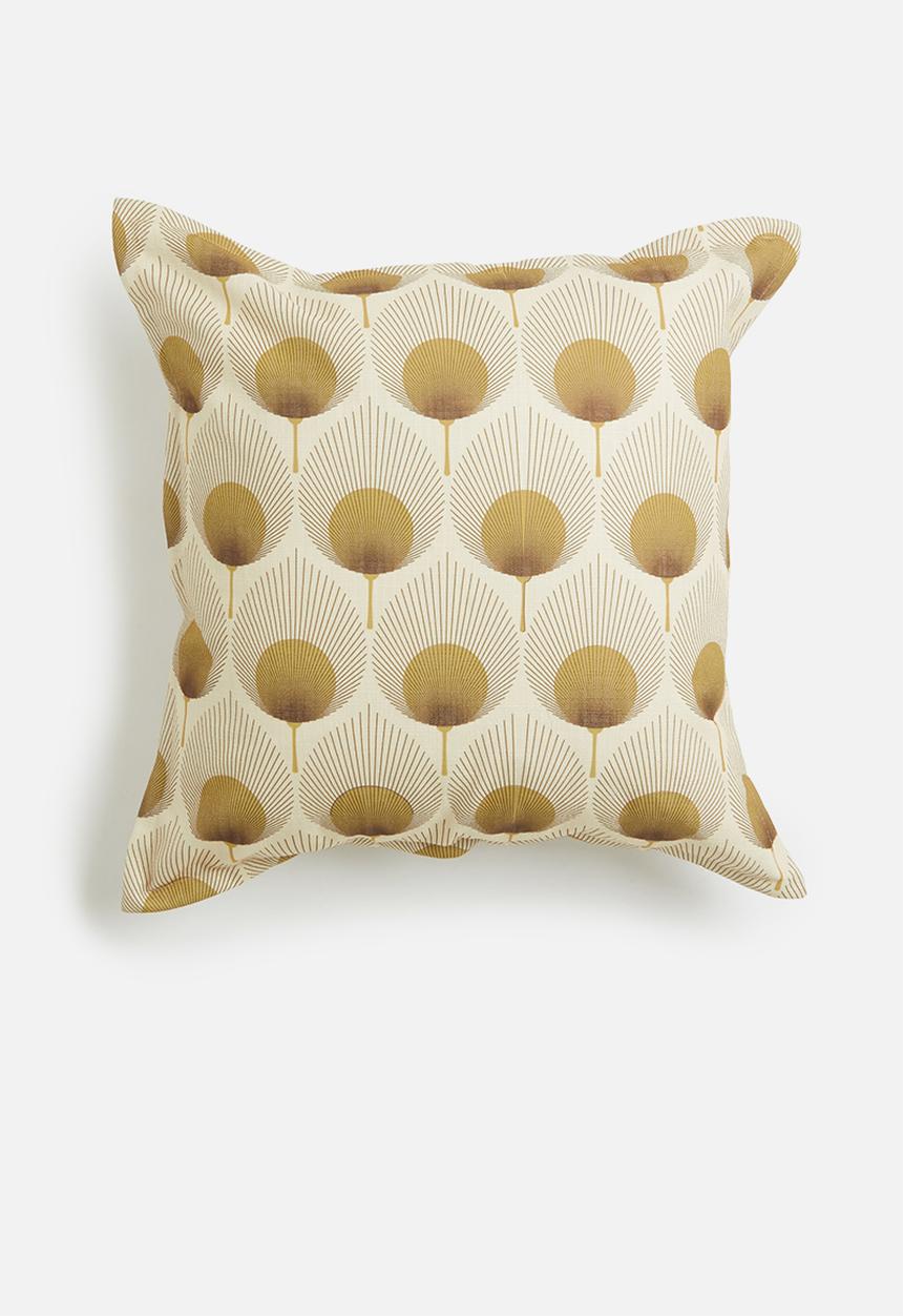 Grey Gardens - Fan cushion cover - natural