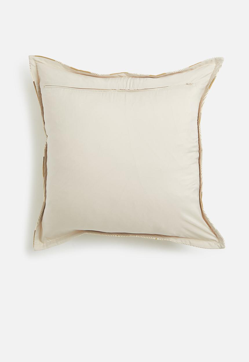 Grey Gardens - Fan cushion cover - natural