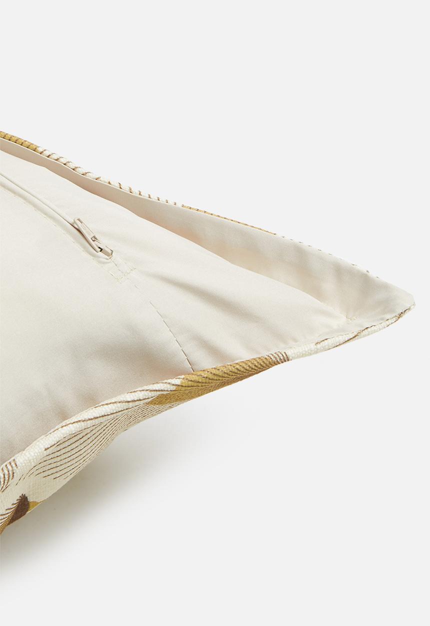 Grey Gardens - Fan cushion cover - natural