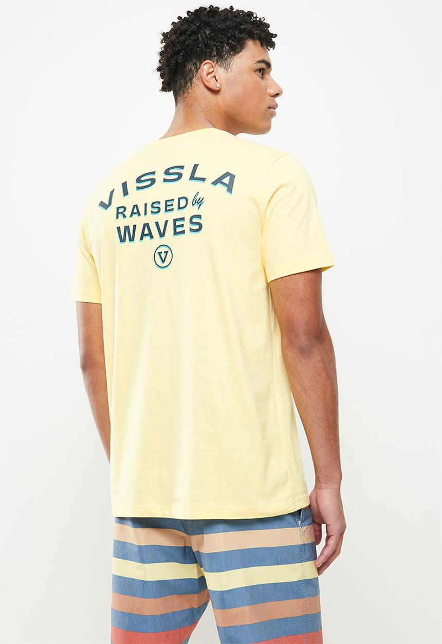 Vissla  - Raised by short sleeve pocket tee - ochre