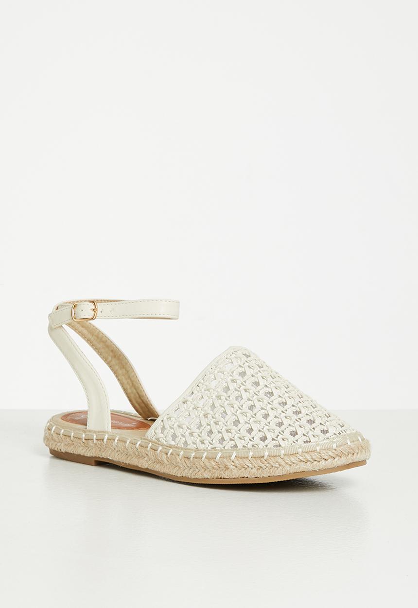 Superbalist - Ayden crochet ankle tie - oatmilk