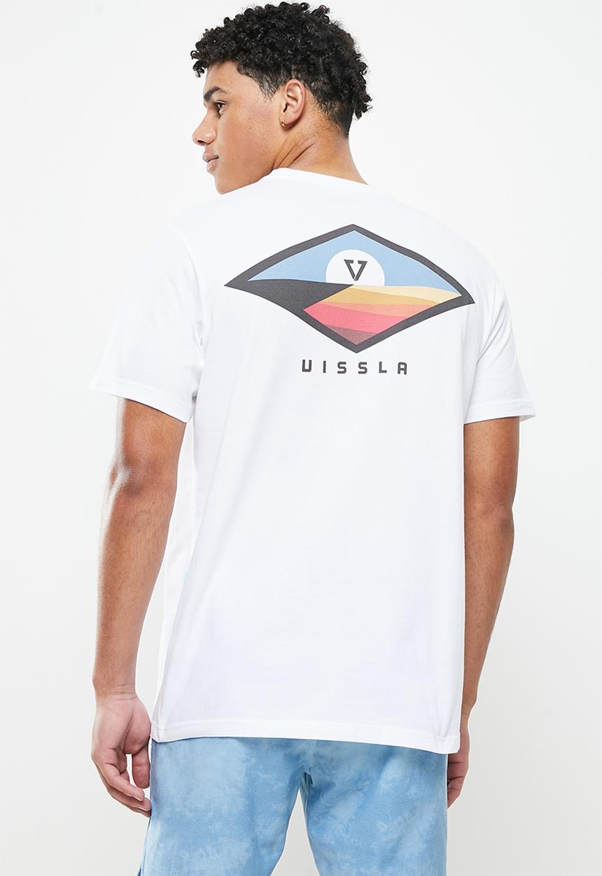 Vissla  - Diamond daze short sleeve pocket tee - white