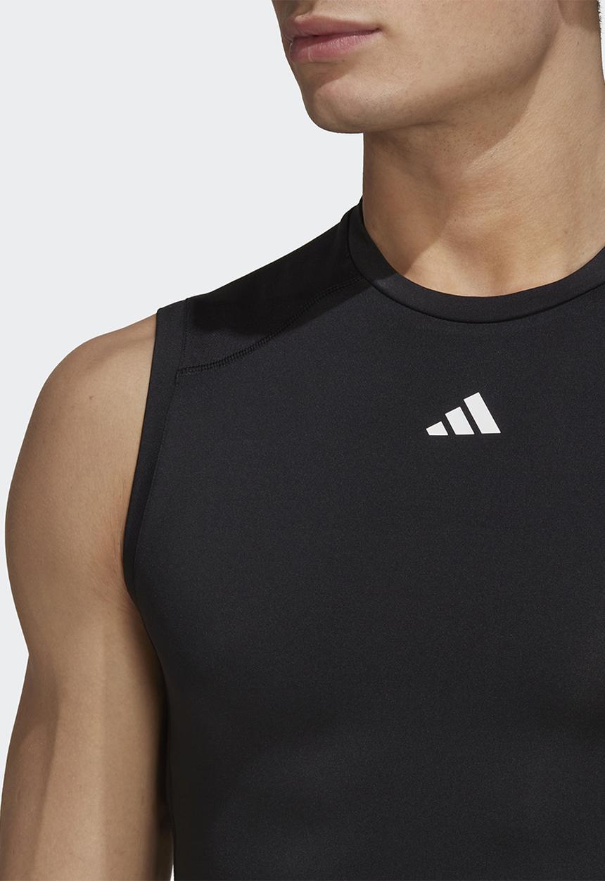 adidas Performance - Techfit Training Sleeveless Tee - black