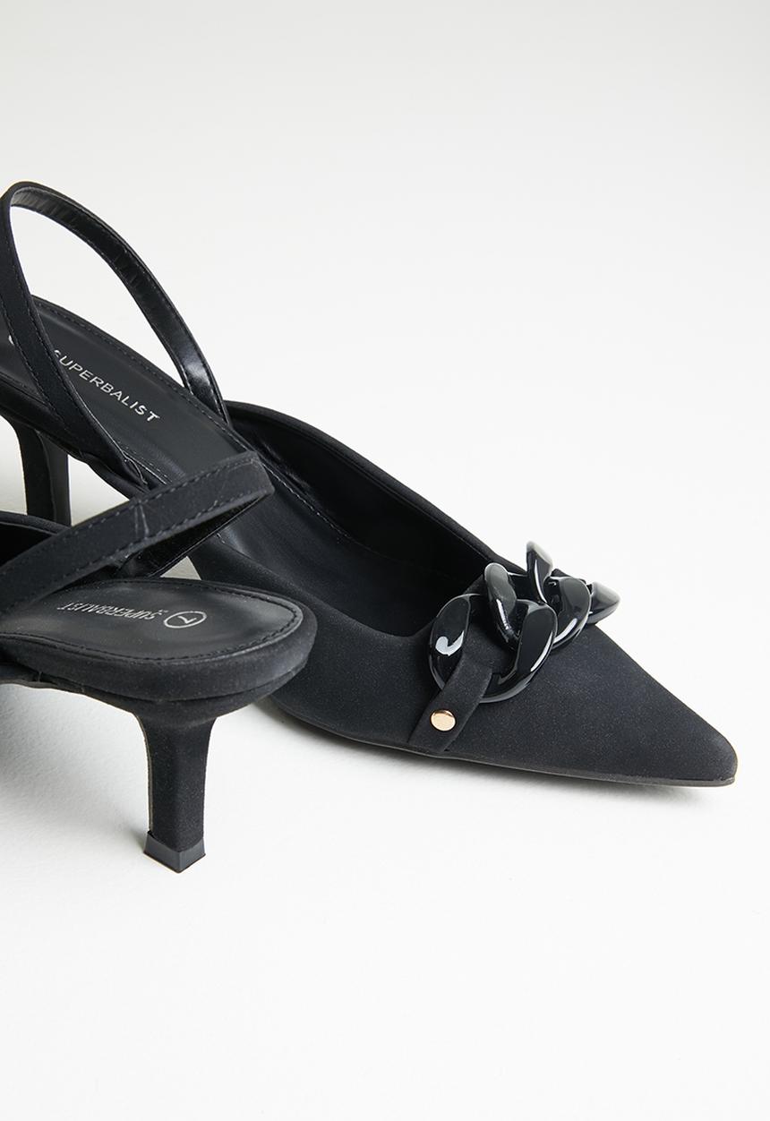 Superbalist - Sydney slingback court - black