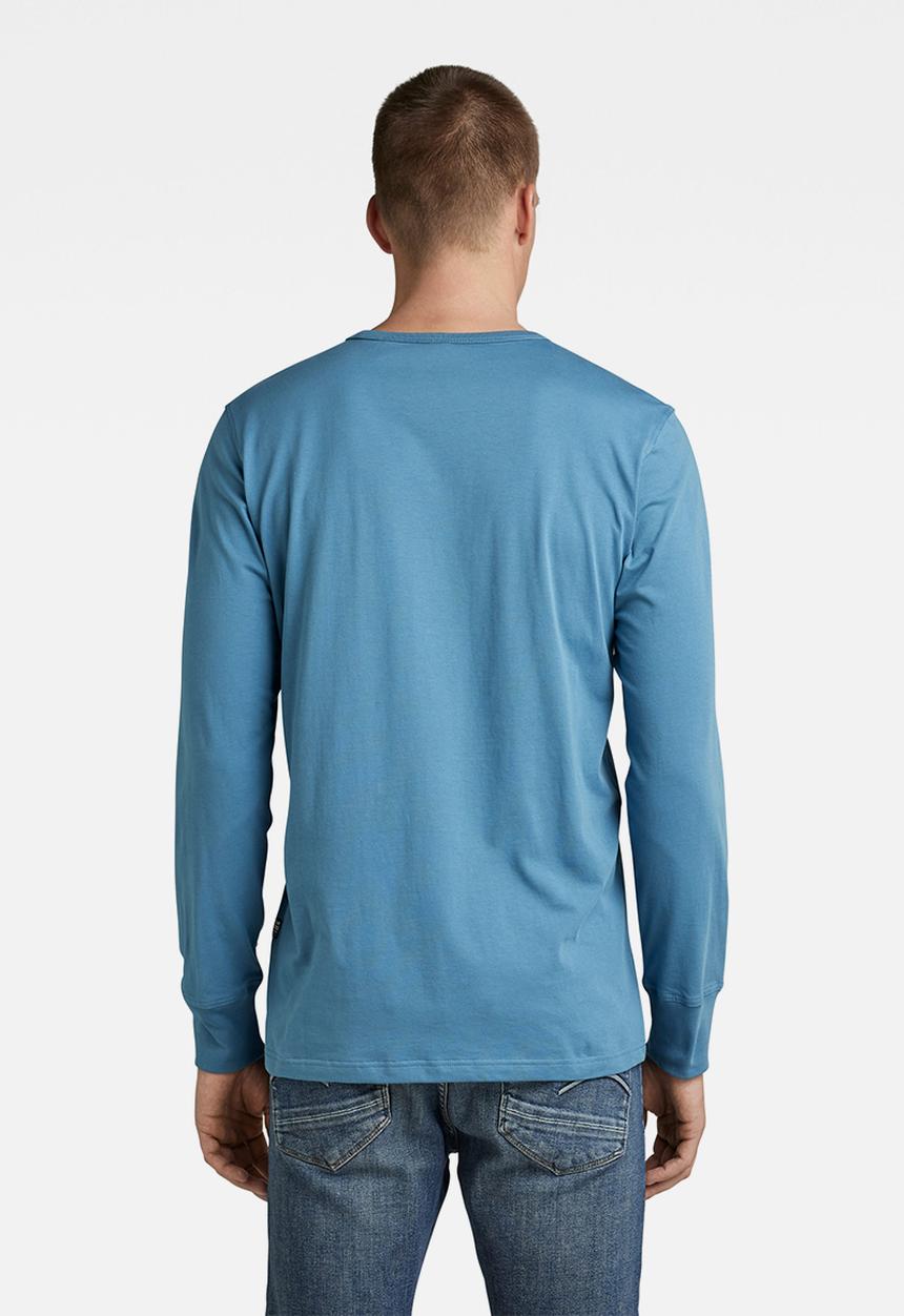 G-STAR - Base r t long sleeve - azul