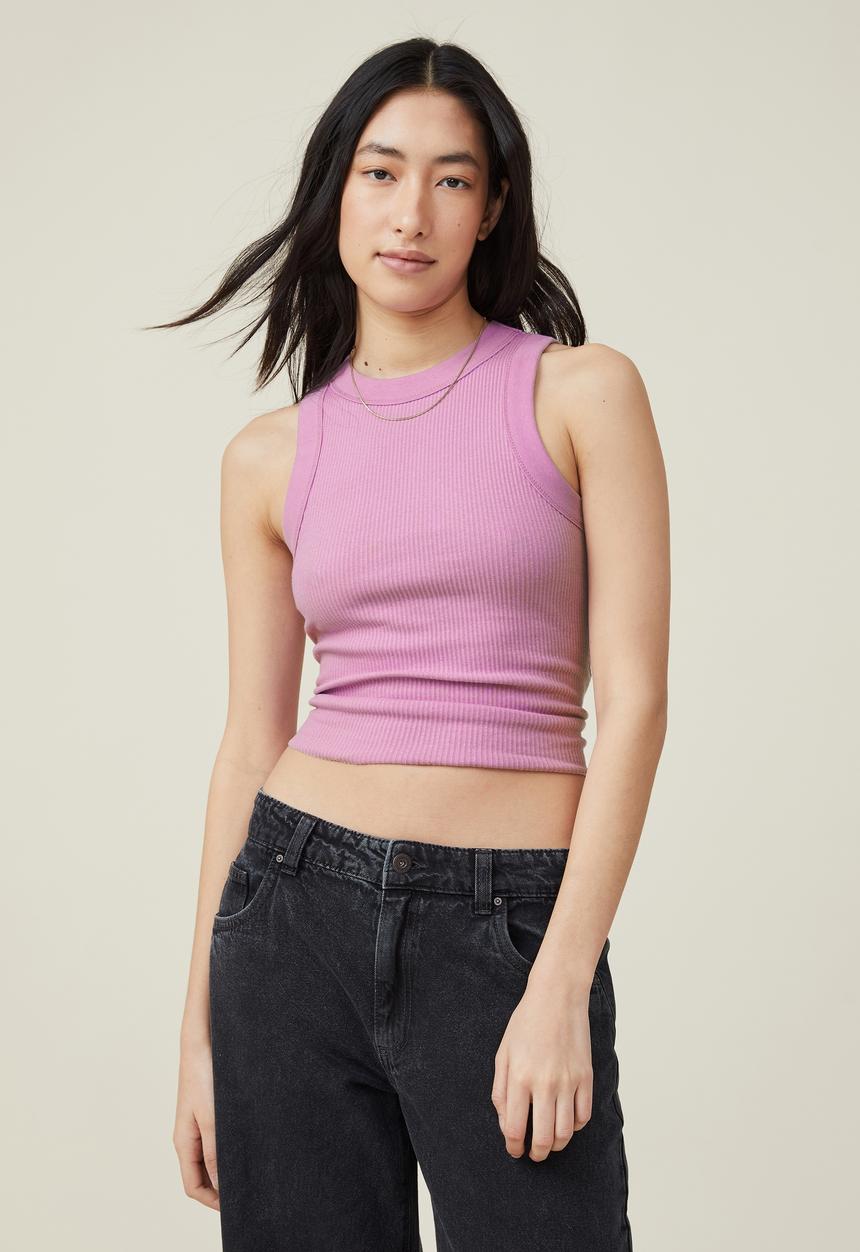 Cotton On - The 91 tank - petal purple