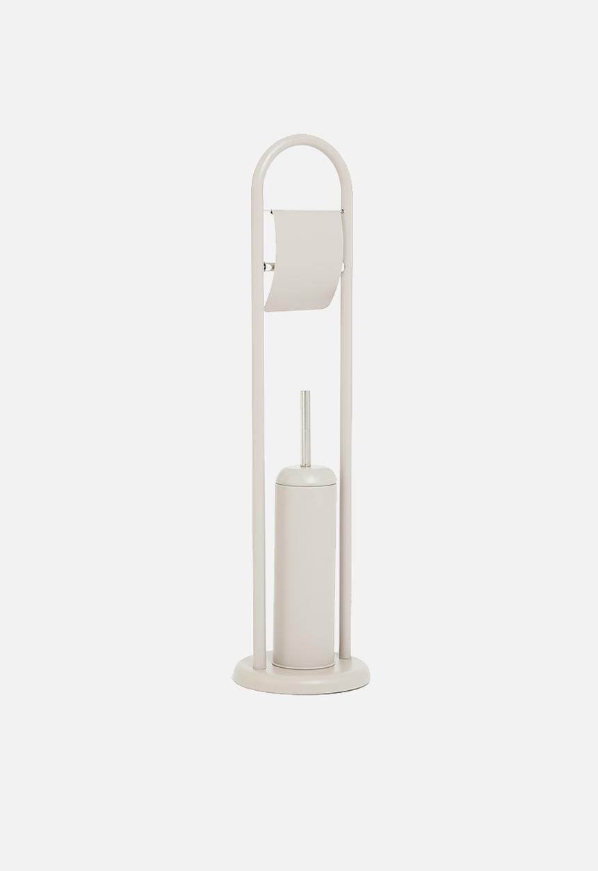 Bathroom Solutions - Toilet brush and holder - grey