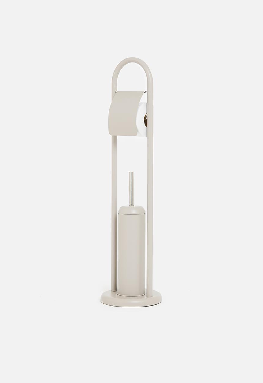 Bathroom Solutions - Toilet brush and holder - grey