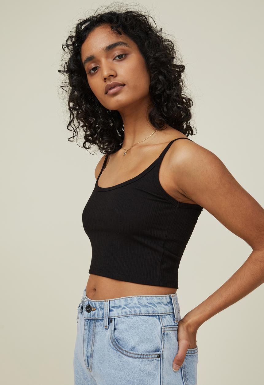 Cotton On - Tayla scoop neck cami - black