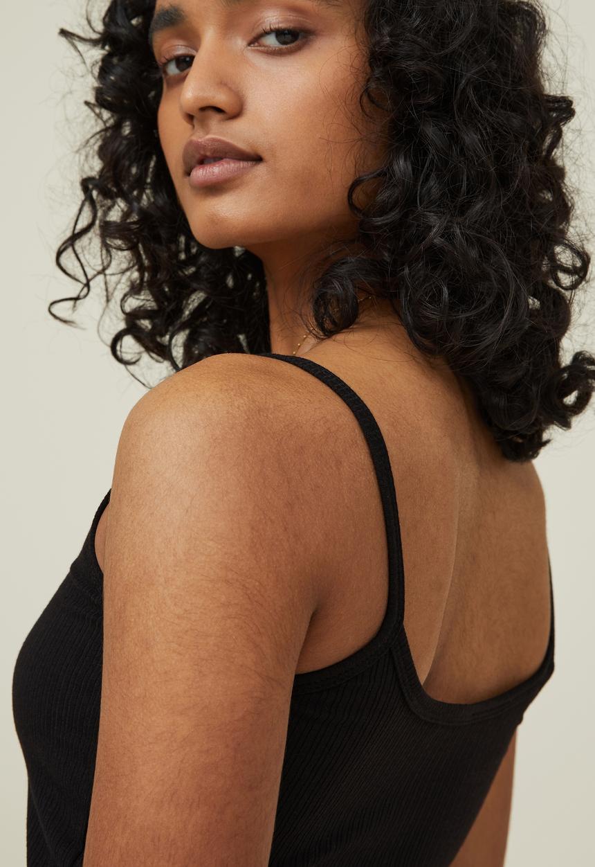Cotton On - Tayla scoop neck cami - black