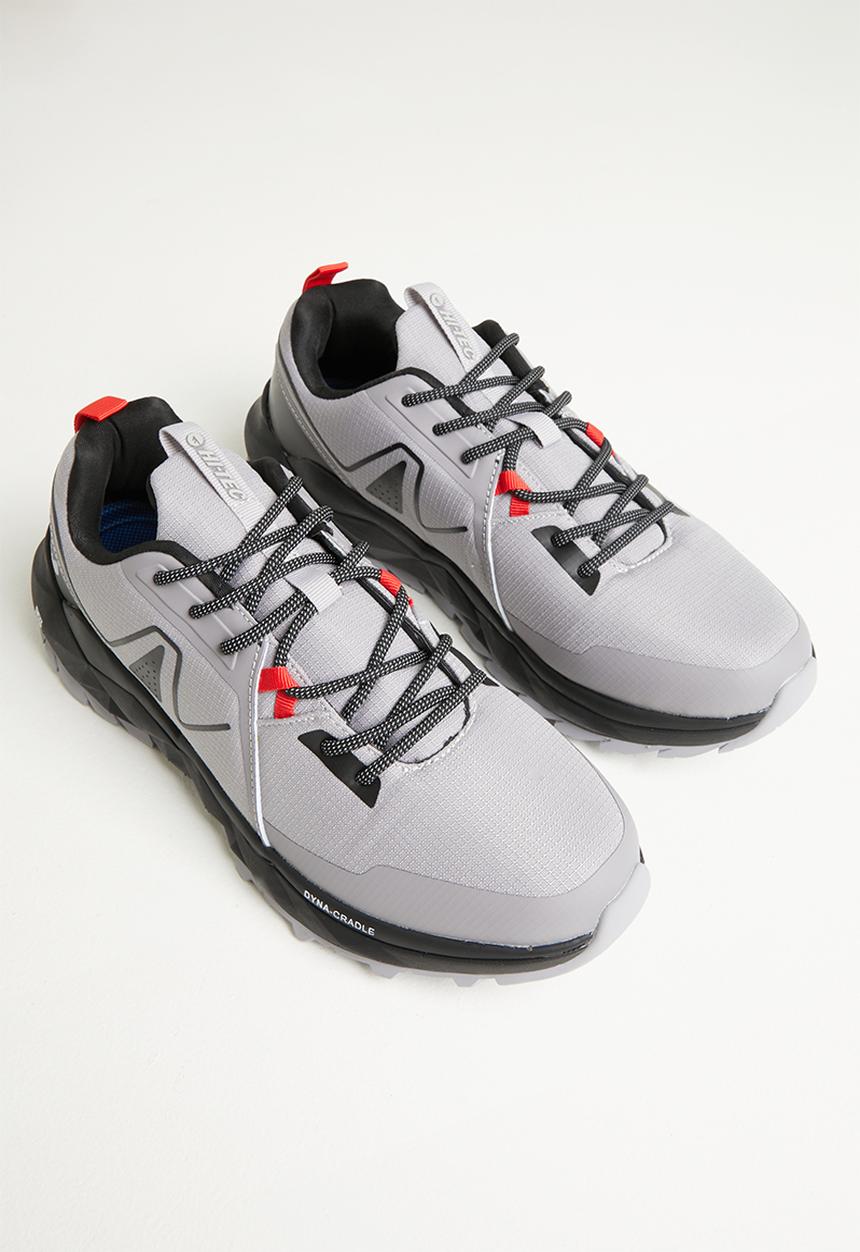 Hi-Tec - Geo-trail pro - red, black & gull