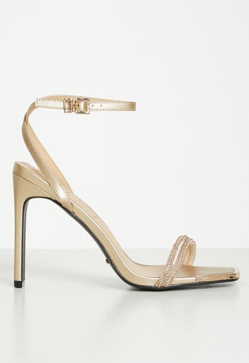 SISSY BOY - Glow up stiletto heel - gold