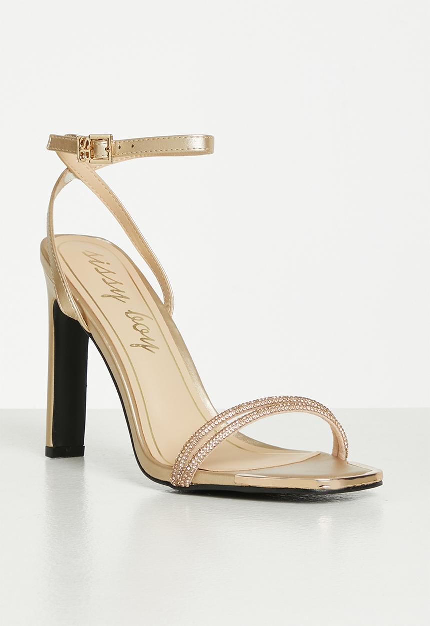 SISSY BOY - Glow up stiletto heel - gold