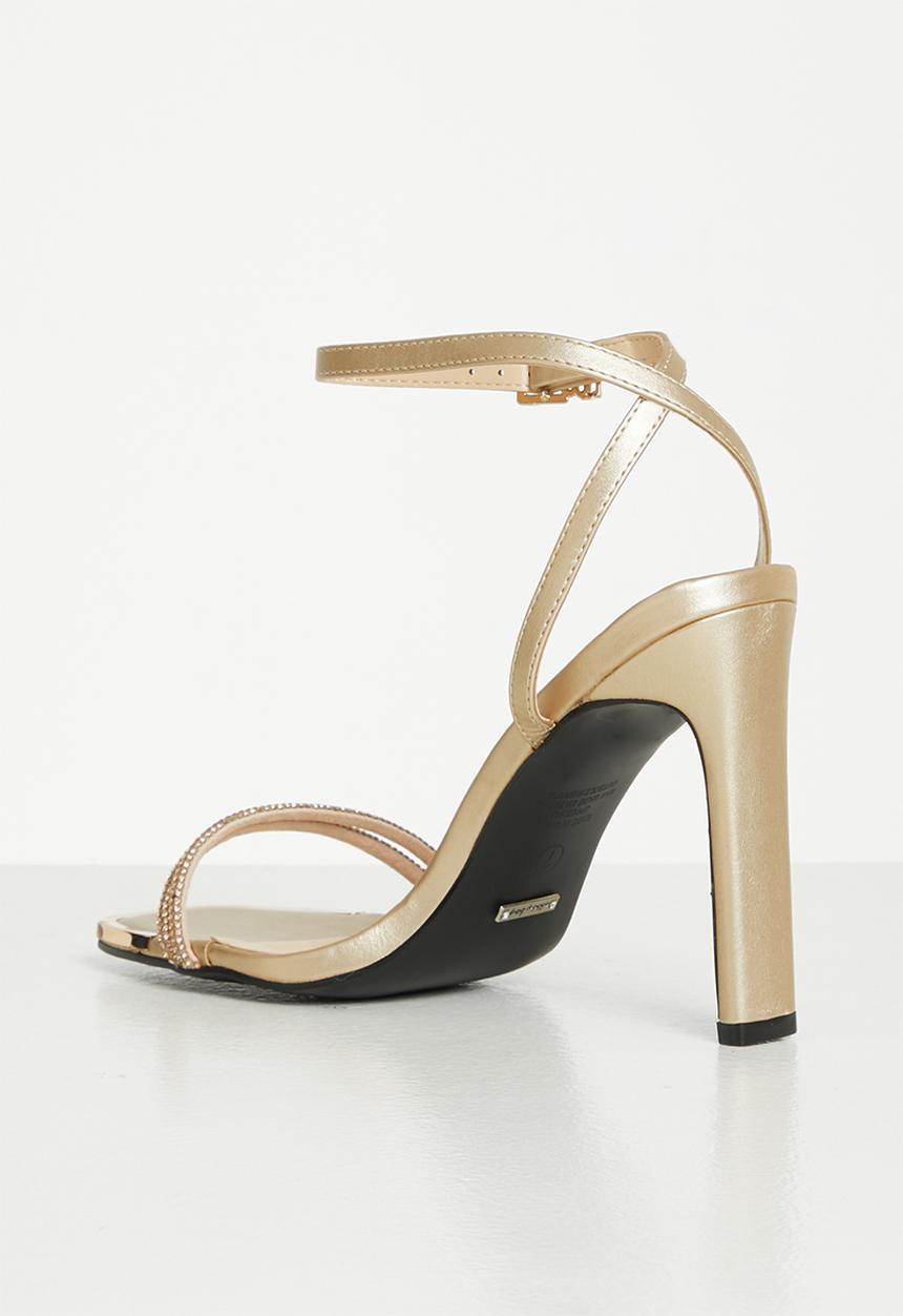 SISSY BOY - Glow up stiletto heel - gold
