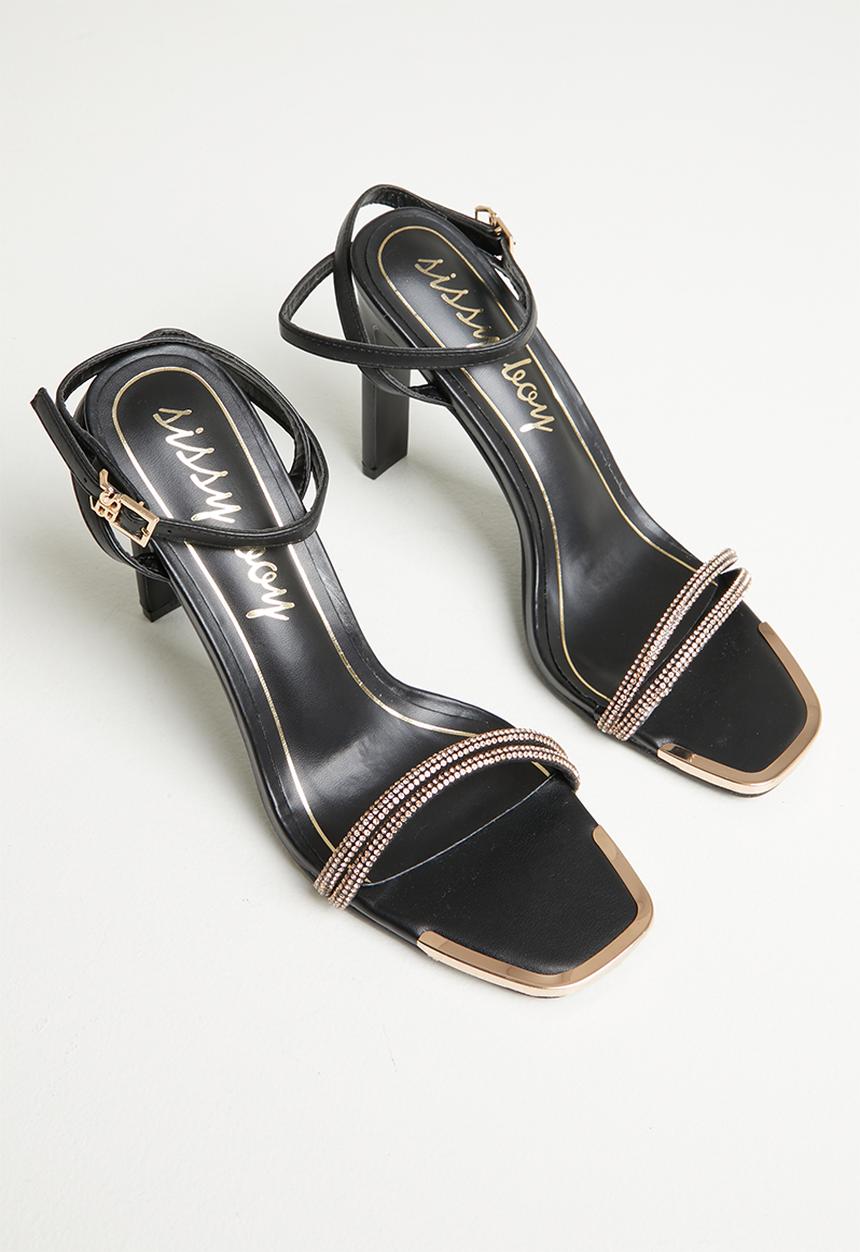 SISSY BOY - Glow up stiletto heel - black