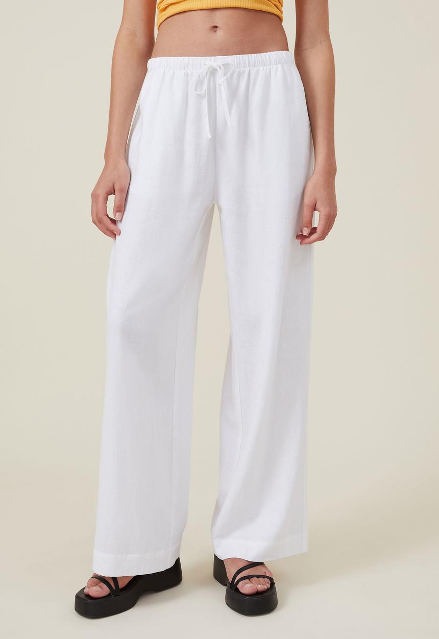 Cotton On - Haven wide leg pant - white