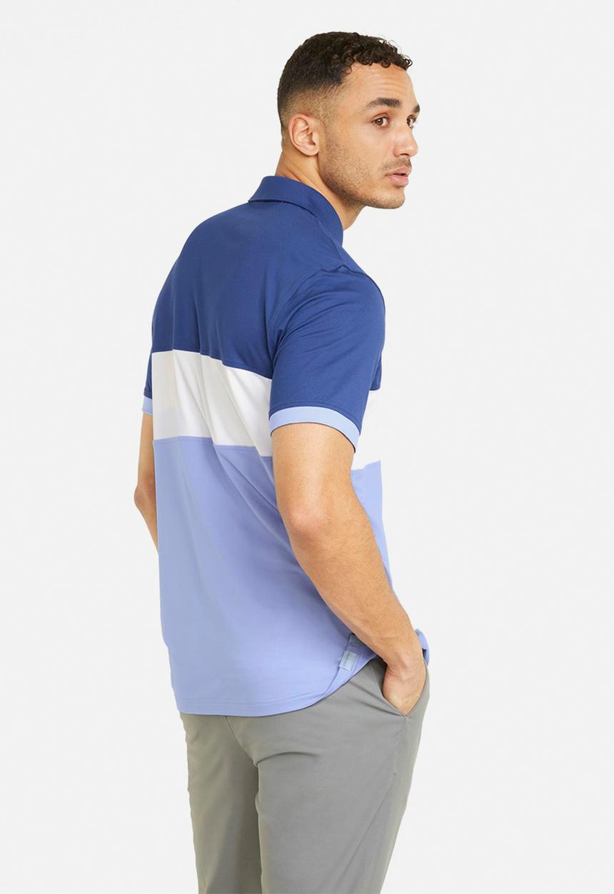 PUMA - Cloudspun highway polo - blazing blue-lavendar pop