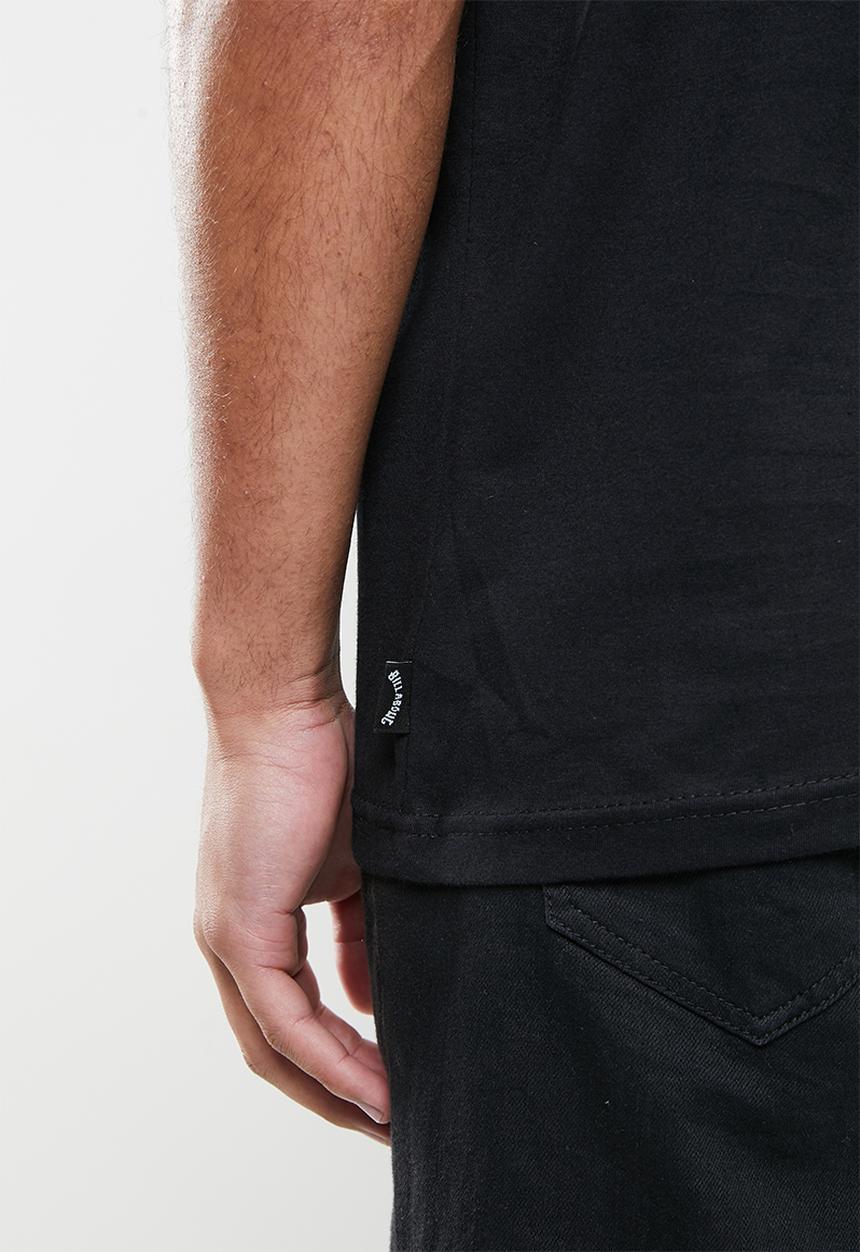 Billabong  - Crayon wave short sleeve - black