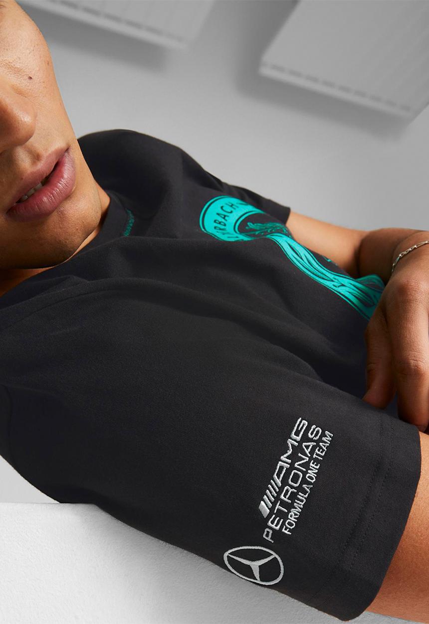 PUMA - Mercedes-AMG Petronas Motorsport vintage graphic tee - puma black
