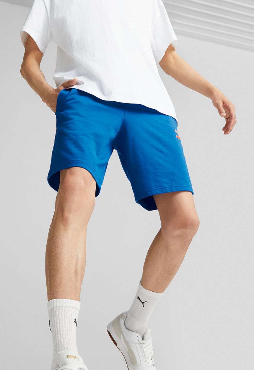 PUMA - Classics logo shorts 8” baby tr - puma royal