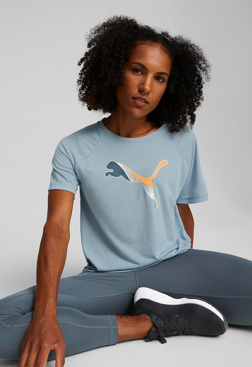PUMA - Evostripe tee - blue wash