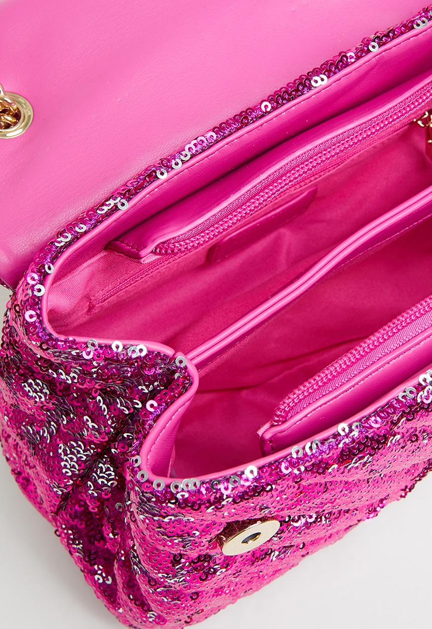 SISSY BOY - Sequin bag - pink