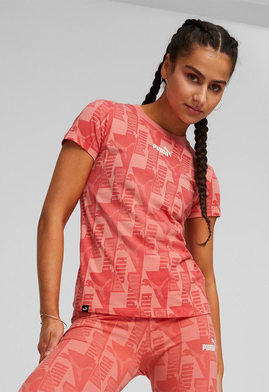 PUMA - Puma power aop tee - salmon