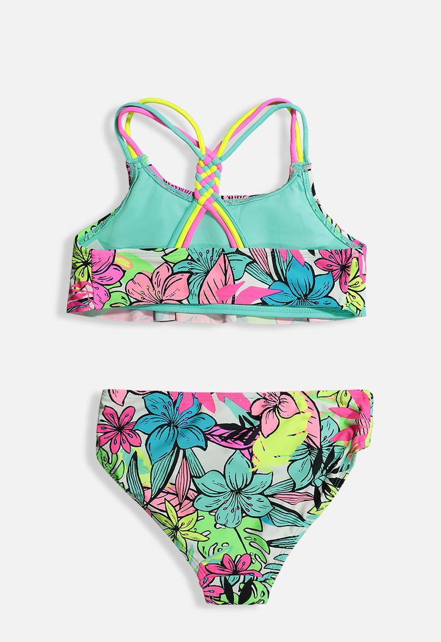 Rebel Republic - Girls printed 2 piece bikini - multi