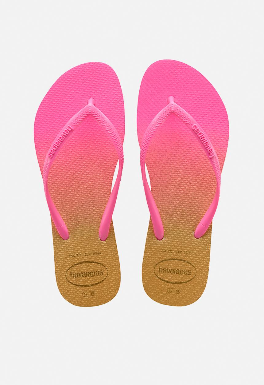 Havaianas - Slim gradient - white/pink flux