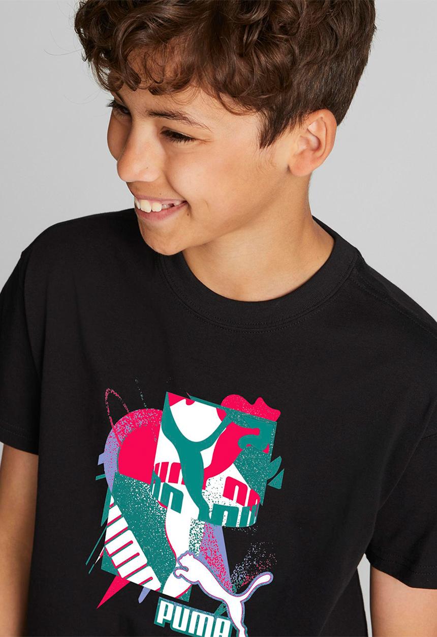 PUMA - Fandom tee b - puma black