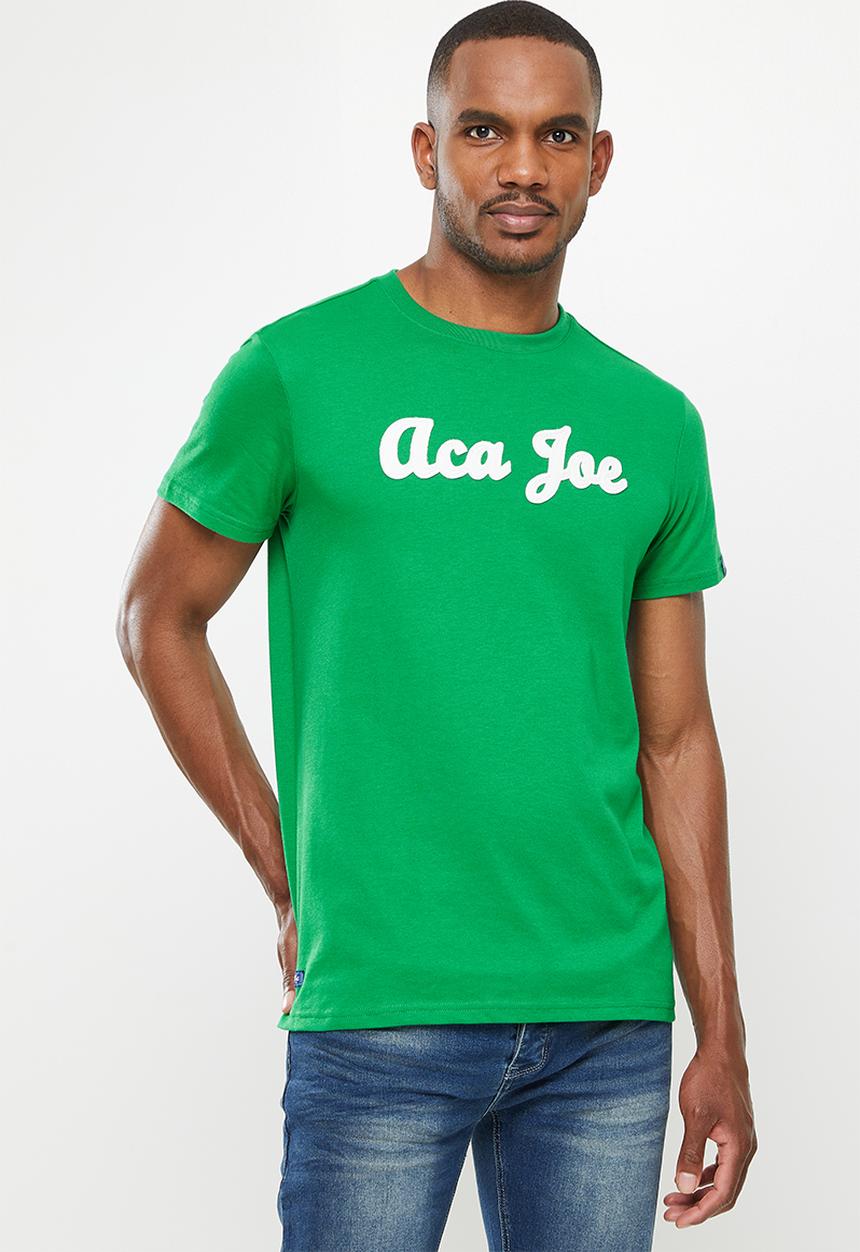 Aca Joe - Aca joe applique T-shirt - amazon green