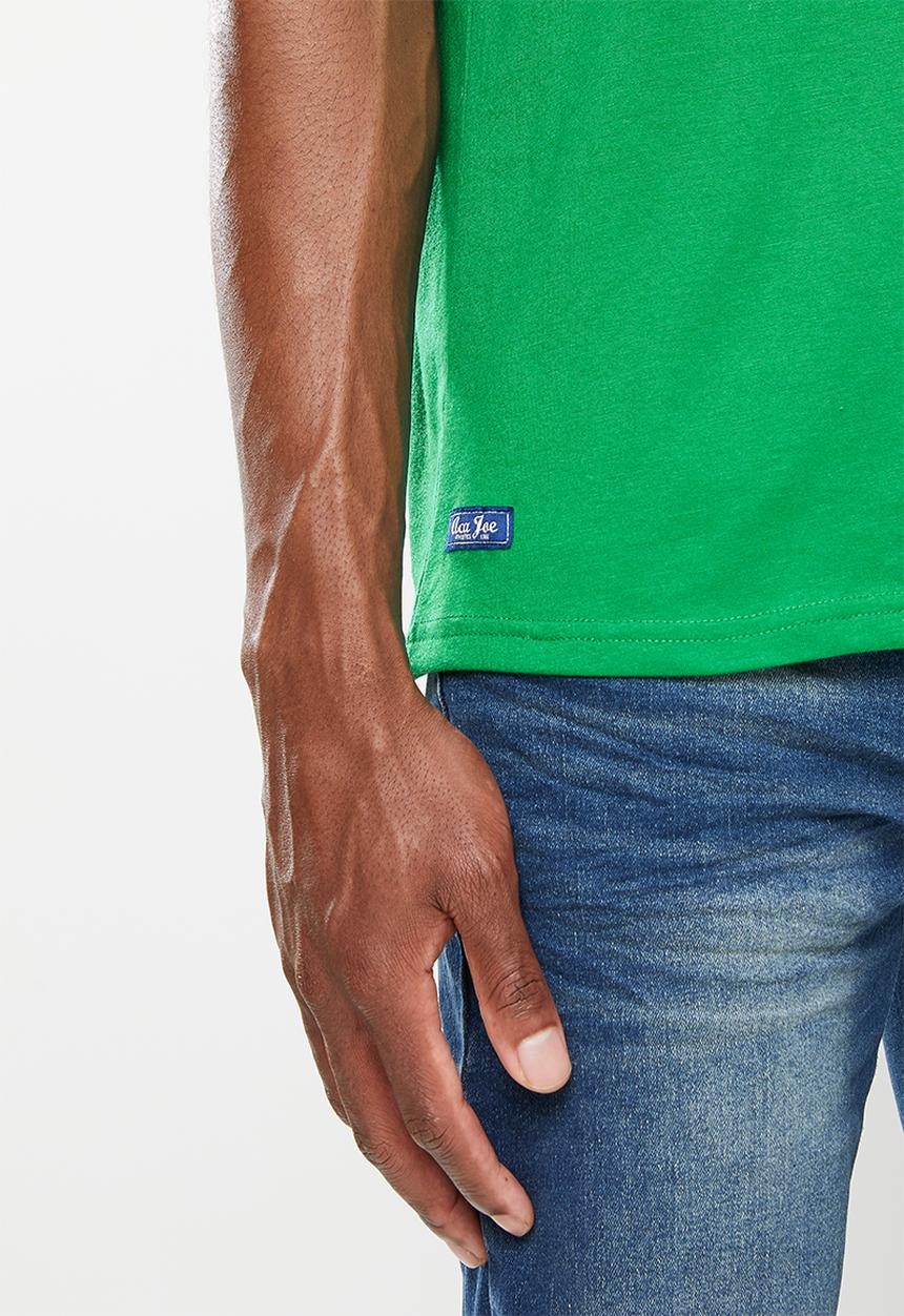 Aca Joe - Aca joe applique T-shirt - amazon green