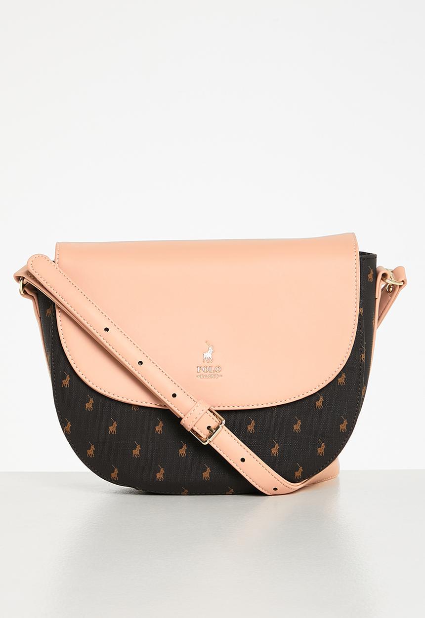 POLO - Chelsea flapover saddle crossbody bag - brown