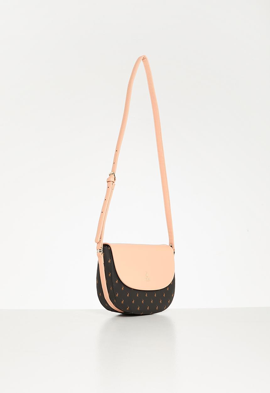 POLO - Chelsea flapover saddle crossbody bag - brown