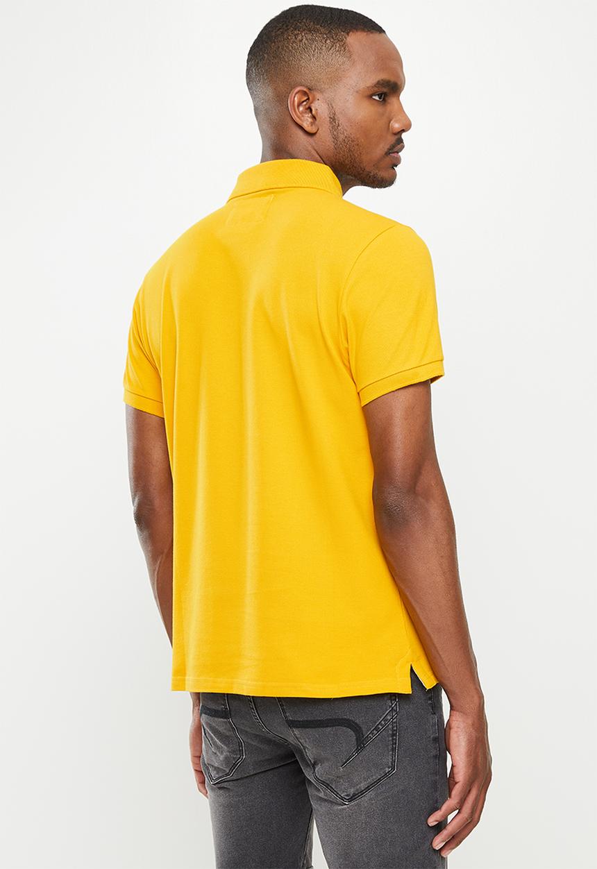 Aca Joe - Aca joe small logo embroidery golfer - gold