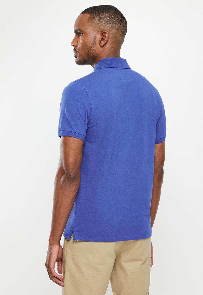 Aca Joe - Aca joe small logo embroidery golfer - blue