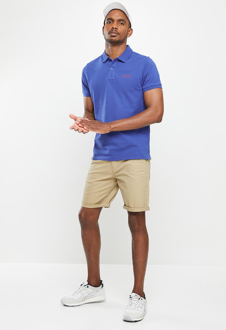 Aca Joe - Aca joe small logo embroidery golfer - blue