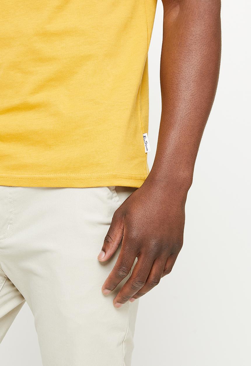 Ben Sherman - Target chq emboss 1 up tee - dijon