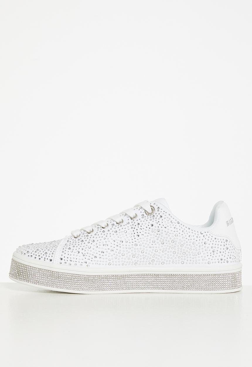 SISSY BOY - Star struck sneaker - white & silver