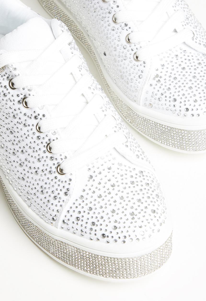 SISSY BOY - Star struck sneaker - white & silver