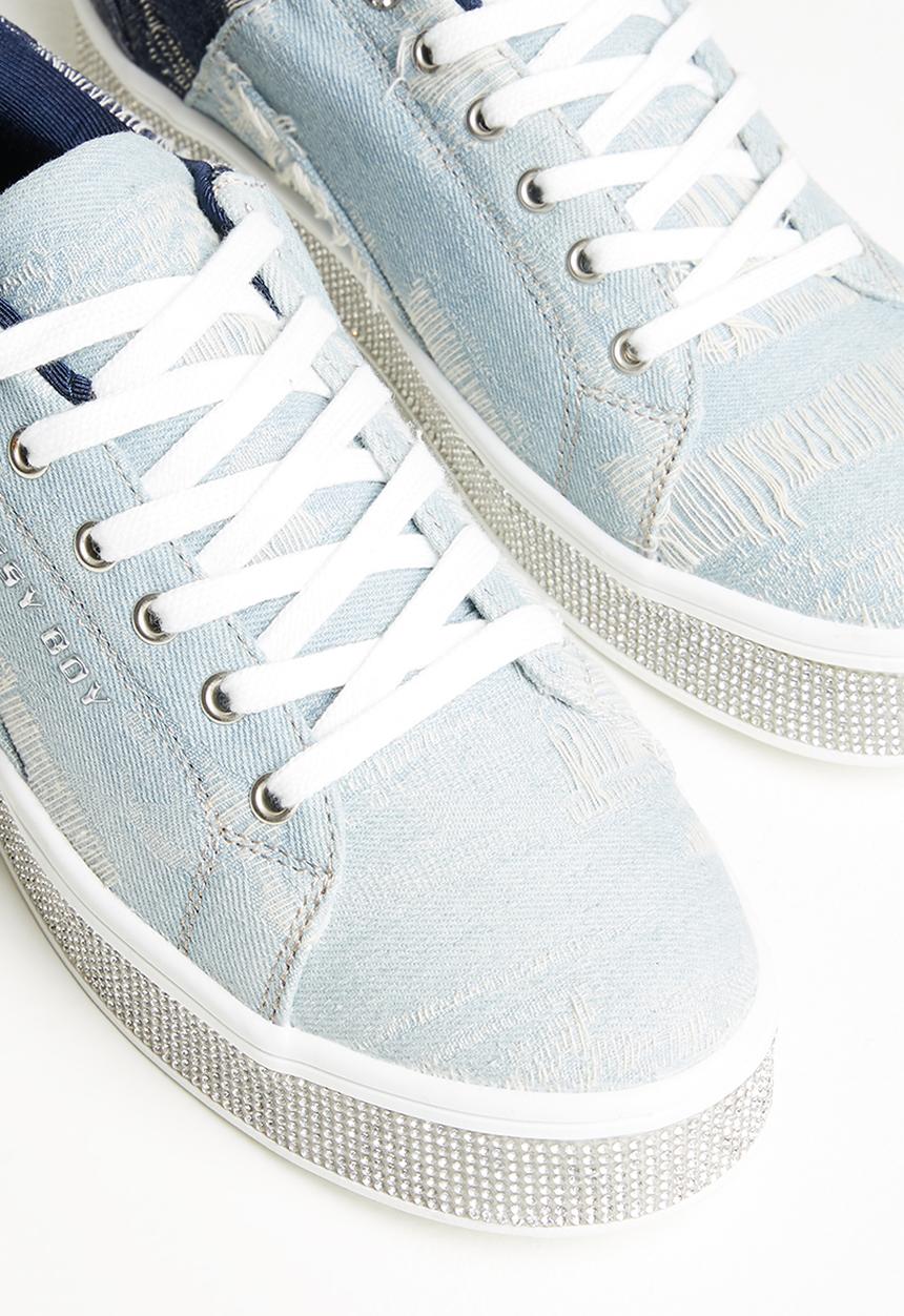 SISSY BOY - Denim drip sneaker - denim