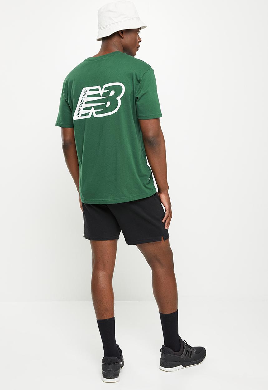 New Balance  - Nb essentials magnify graphic tee - nightwatch green