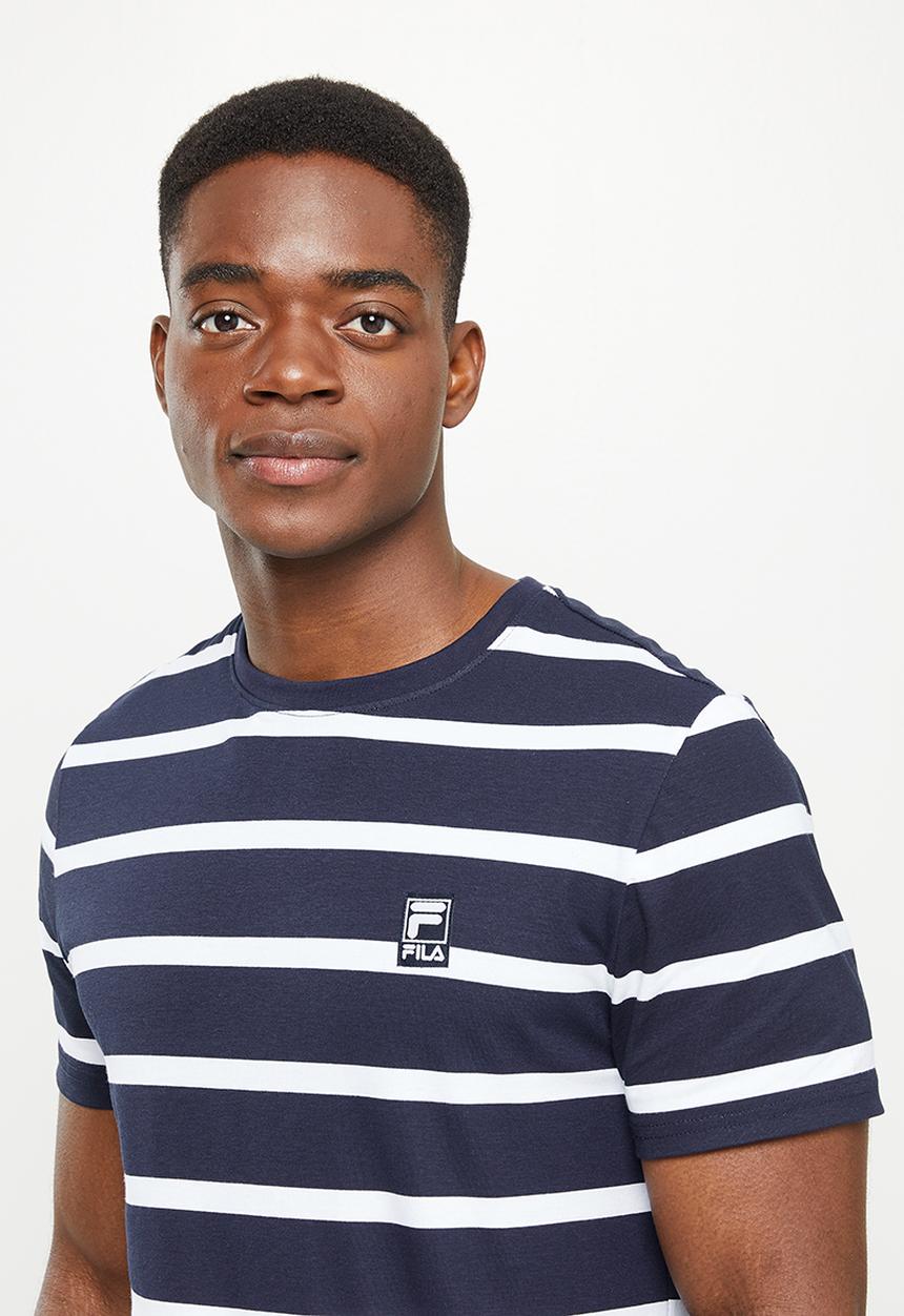 FILA - Donald T-shirt - peacoat & white