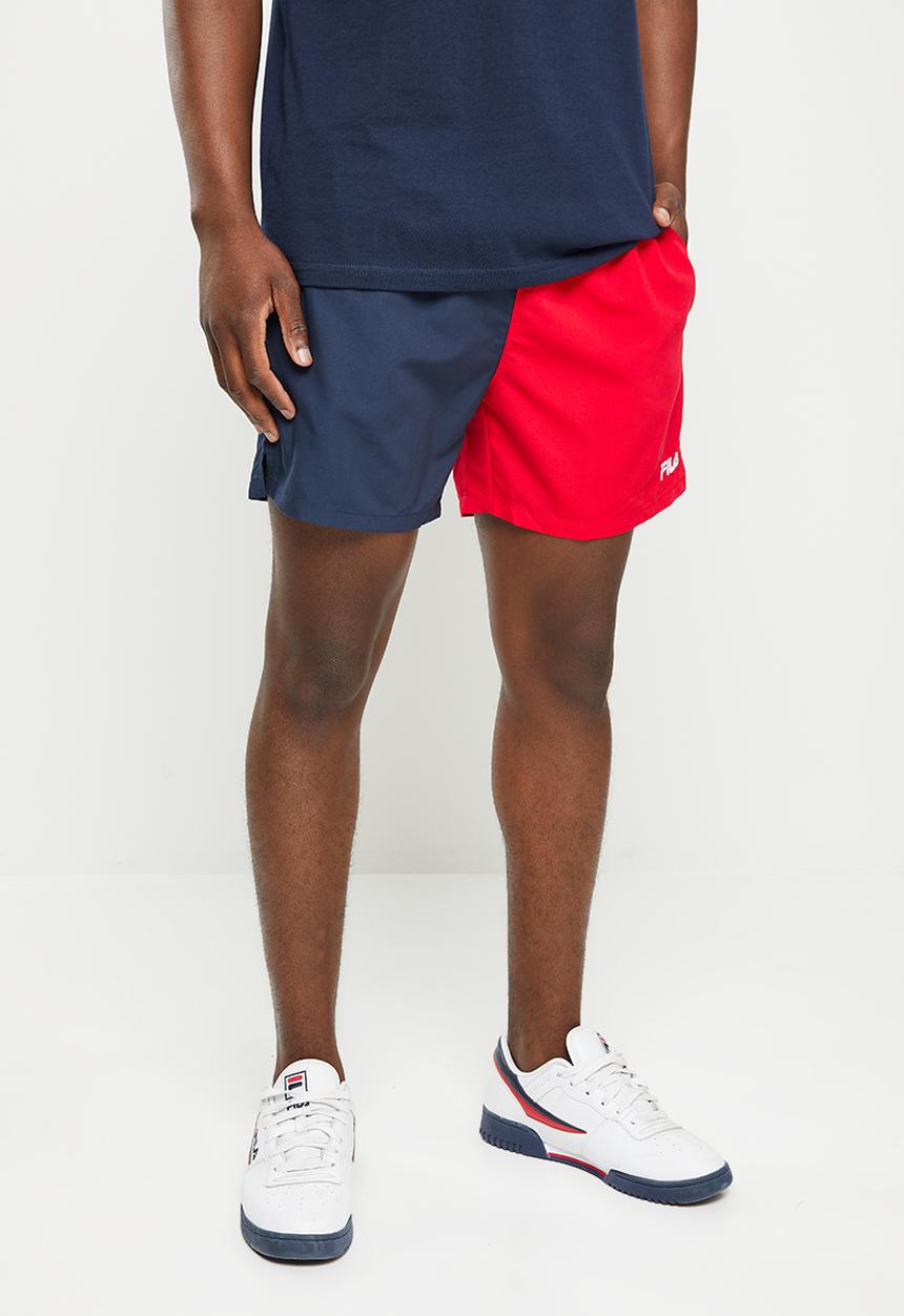 FILA - Phoenix shorts - peacoat & chinese red