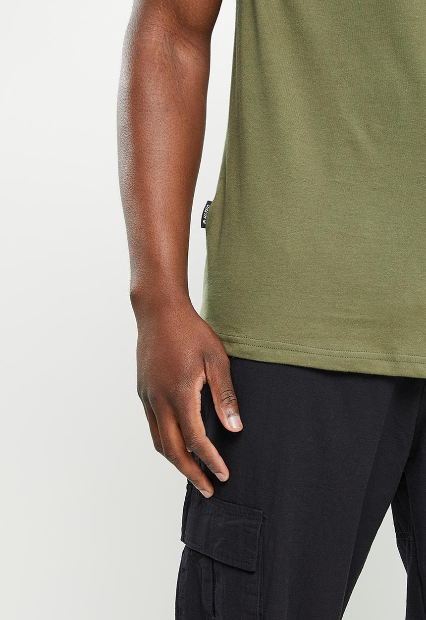 Hi-Tec - Men's pioneer tee - burnt olive