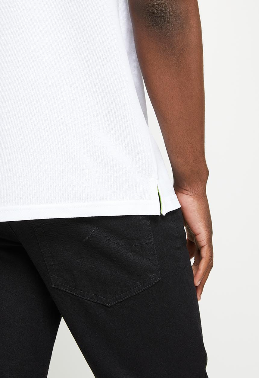 Hi-Tec - Men's heritage polo - black & white
