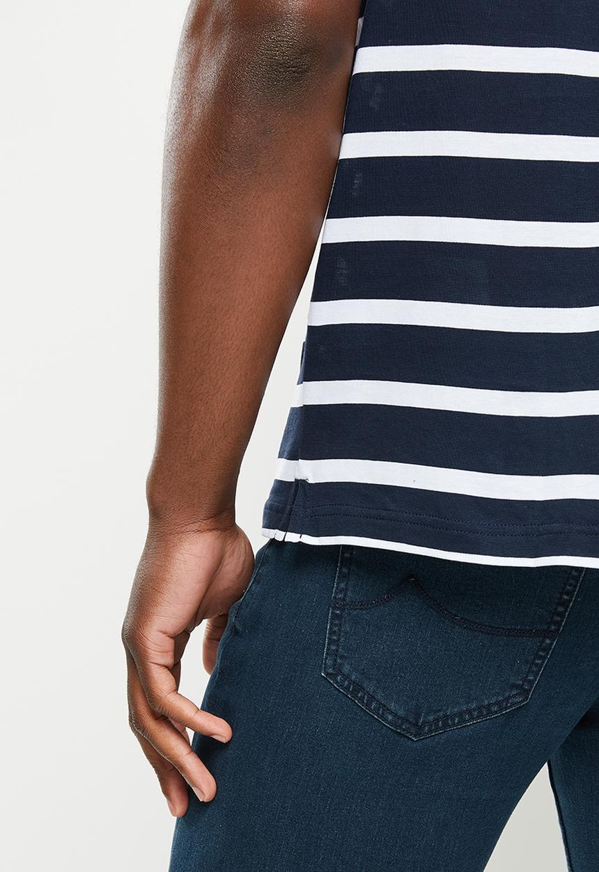 Pierre Cardin - Merc 300 mercerized golfer - navy