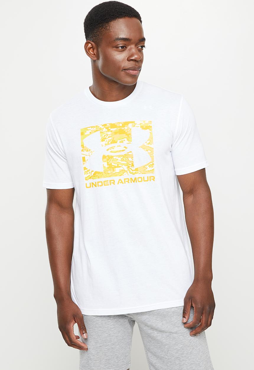 Under Armour - Ua abc camo boxed logo short sleeve - white