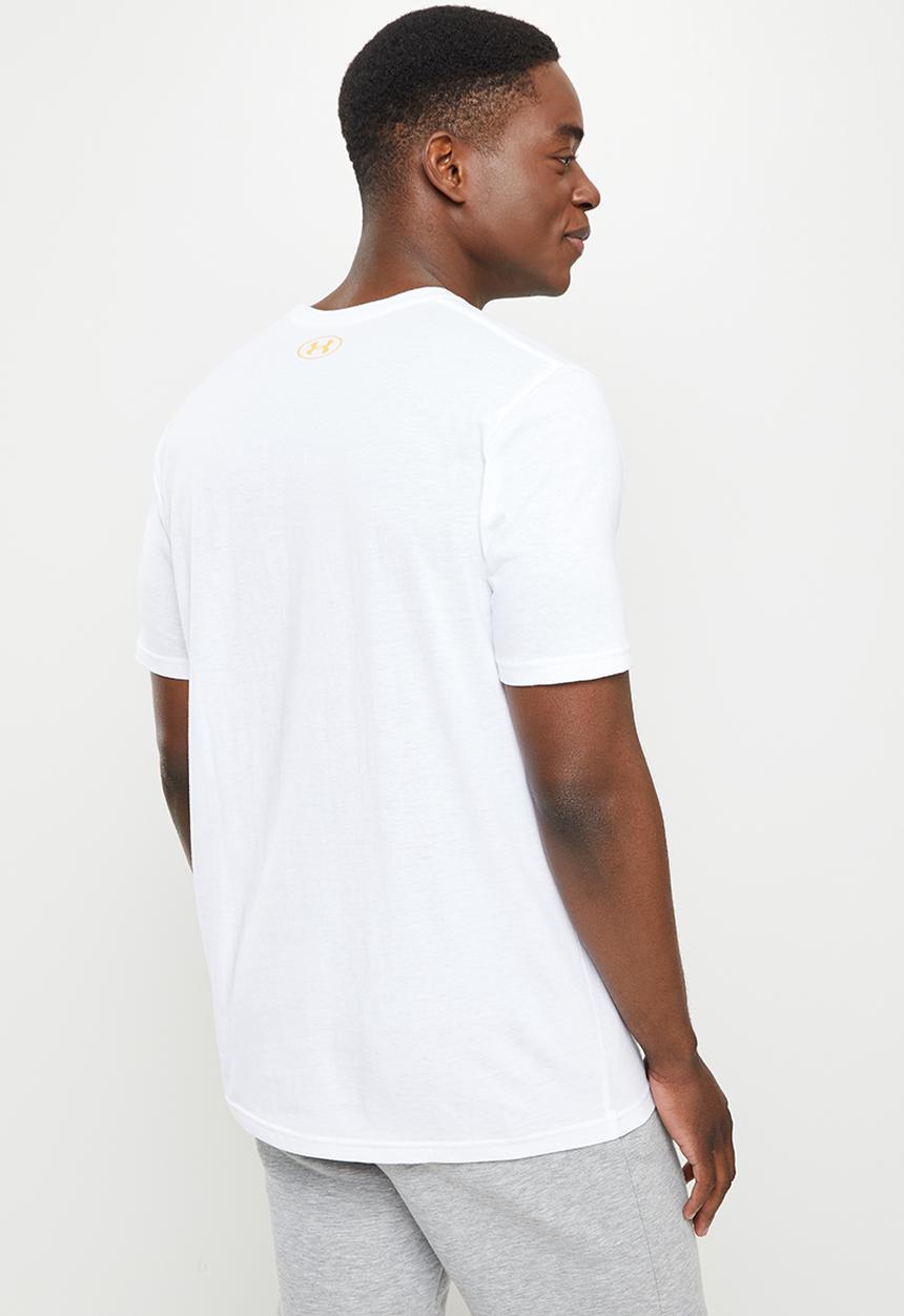 Under Armour - Ua abc camo boxed logo short sleeve - white