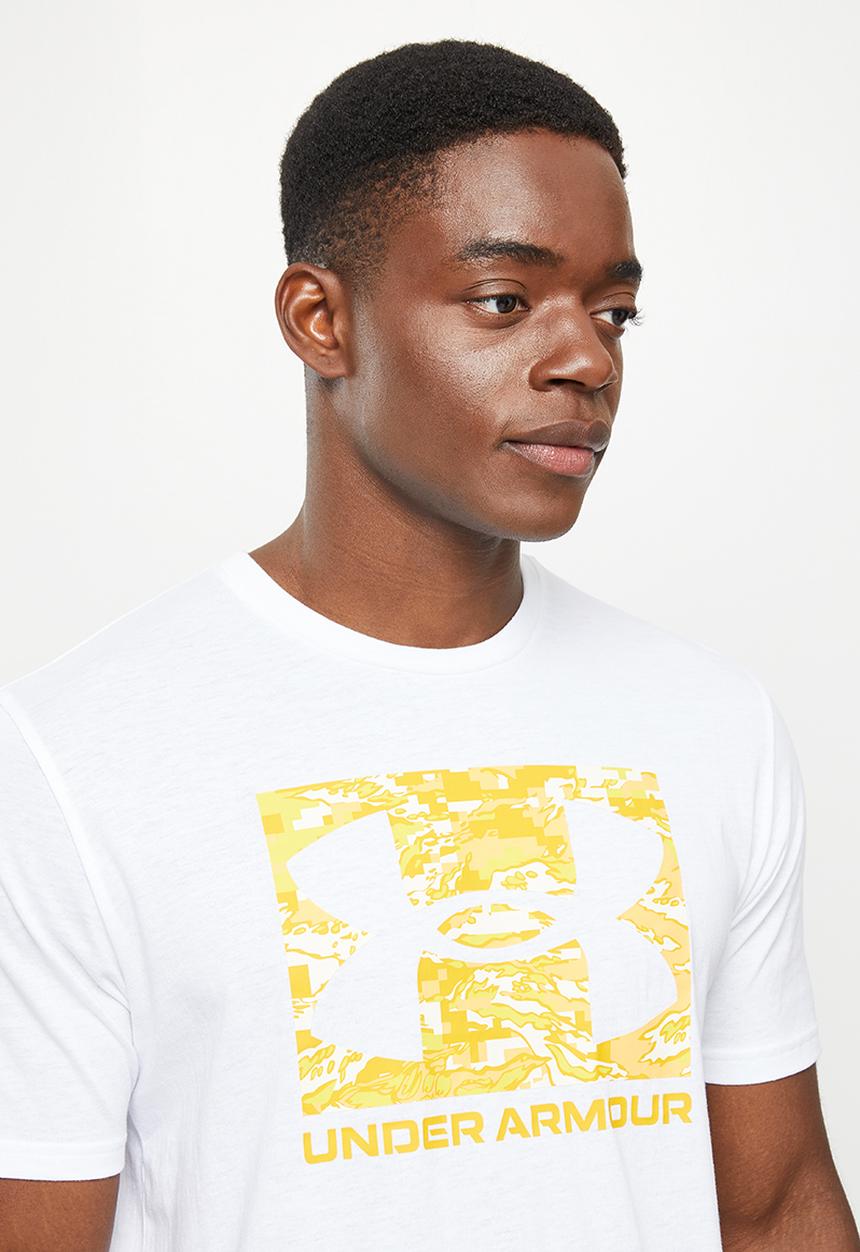 Under Armour - Ua abc camo boxed logo short sleeve - white